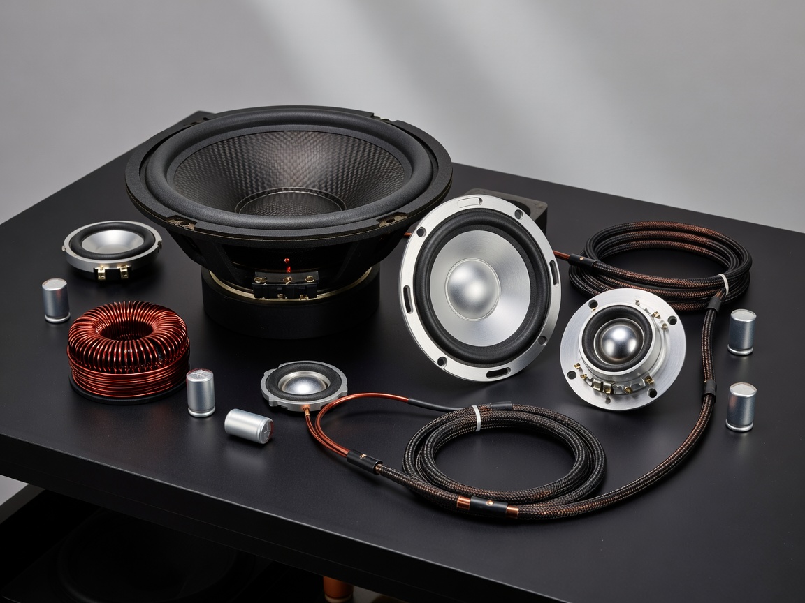High fidelity speaker components