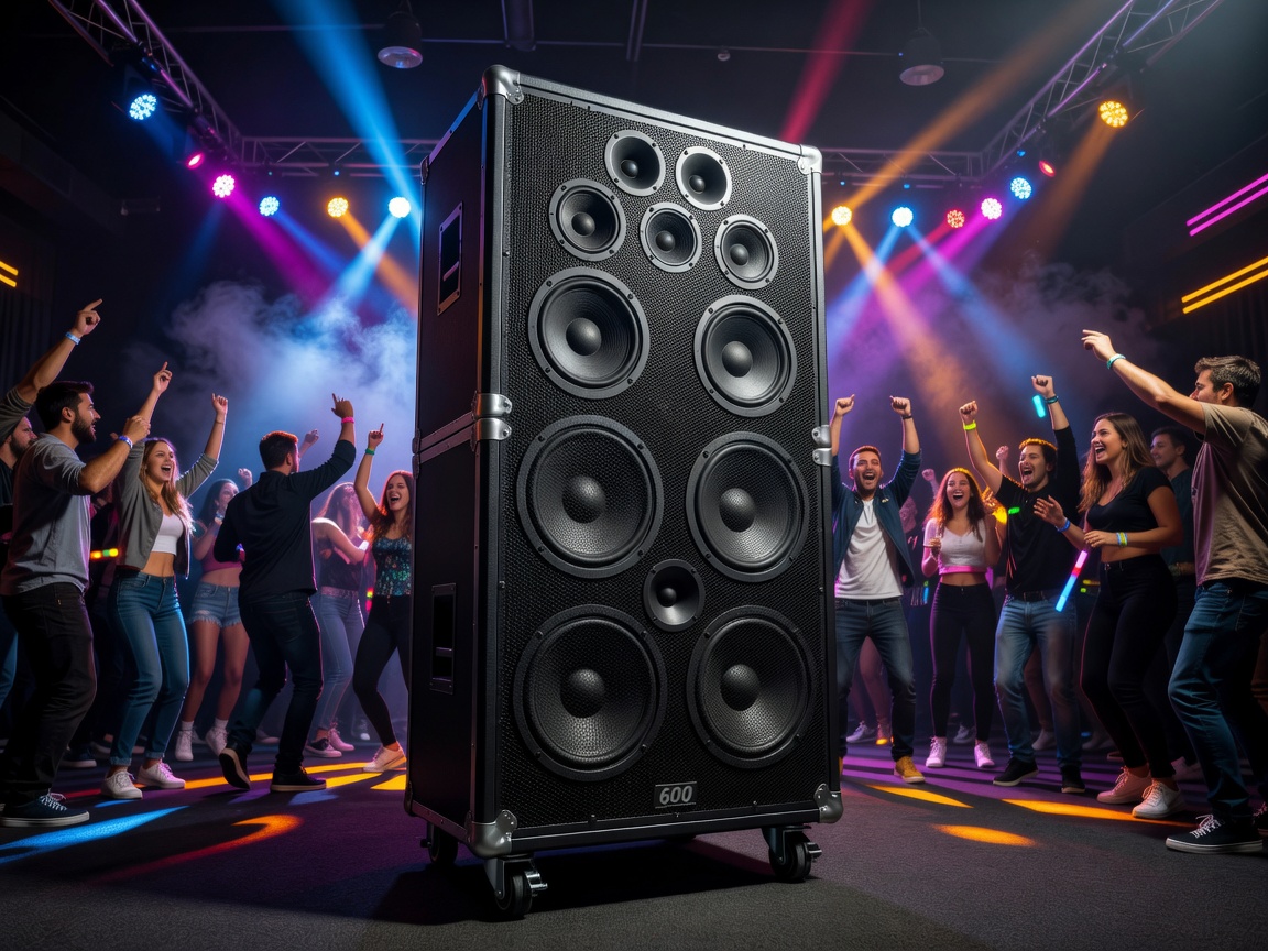 Massive floorstanding party speaker